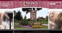 Desktop Screenshot of kingsflowerandgarden.com